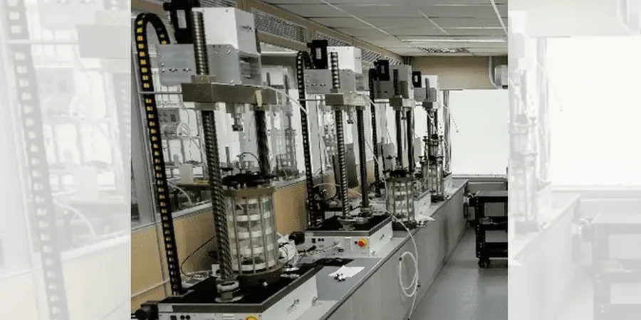 Ensayo triaxial en suelos salinos de Alto Hospicio